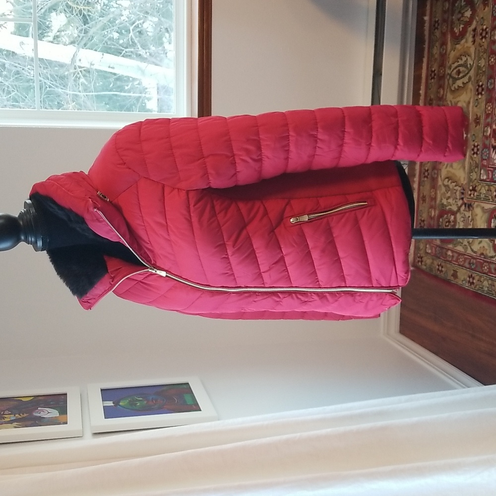 SPECIAL ONE Vintage Puffer Jacket Red Medium